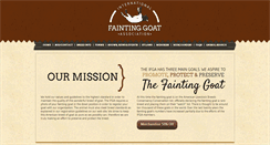 Desktop Screenshot of faintinggoat.com